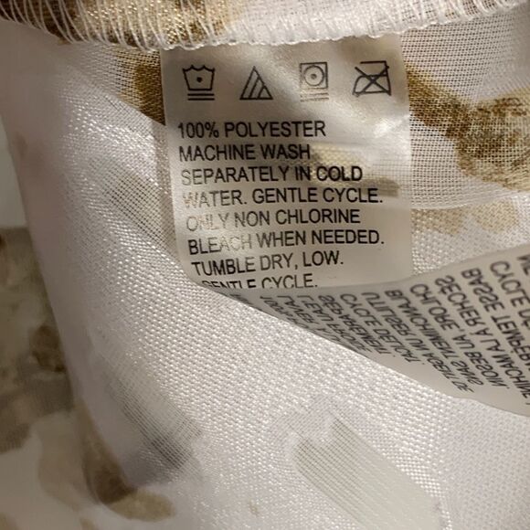 tan Jay Petite Chiffon Open-front Blouse - Picture 6 of 8